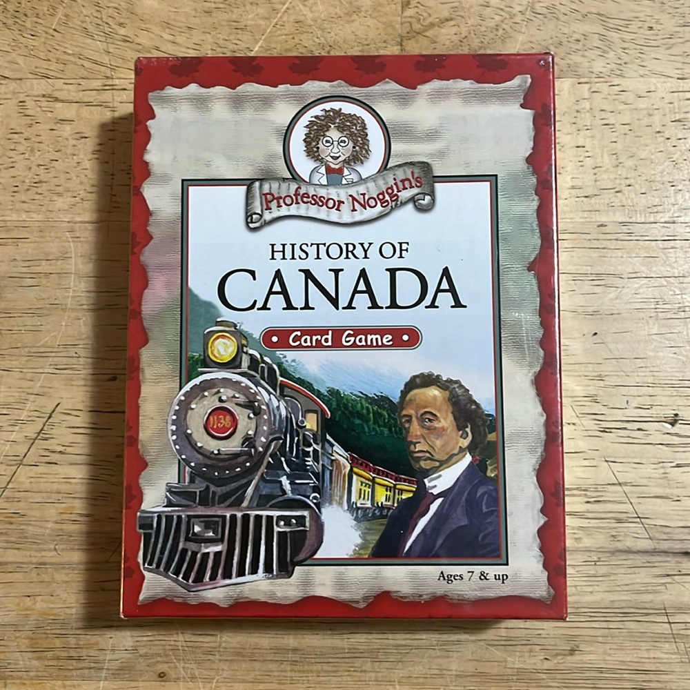 Professor Noggin's History of Canada Card Game Sealed
